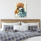 Teddy Bär Cuddles Leinwand Packprint (Insitu (Schlafzimmer))