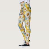 Teddy Bär Daisy Garten Muster (11) Leggings (Links)