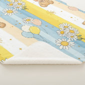 Teddy Bär Daisy Garten Muster (14) Sherpadecke (3/4)