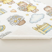 Teddy Bär Daisy Garten Muster (15) Sherpadecke (3/4)
