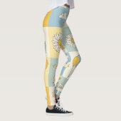 Teddy Bär Daisy Garten Muster (17) Leggings (Rechts)