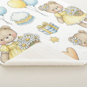Teddy Bär Daisy Garten Muster (17) Sherpadecke (3/4)