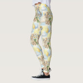 Teddy Bär Daisy Garten Muster (2) Leggings (Links)