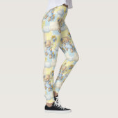 Teddy Bär Daisy Garten Muster (2) Leggings (Rechts)