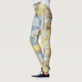 Teddy Bär Daisy Garten Muster (7) Leggings (Links)