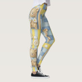 Teddy Bär Daisy Garten Muster (7) Leggings (Rechts)
