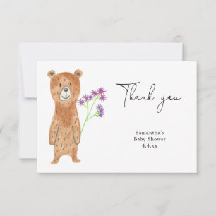 Teddy Bär danke Babydusche