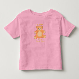 Teddy Bär, der einen T - Shirt für Kleinkinder ben