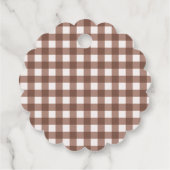 Teddy Bär eine geschlechtsneutrale Babydusche Geschenkanhänger (Rückseite)