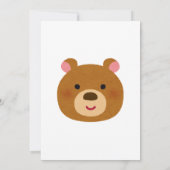 Teddy-Bär-Geschlechtsenthüllungseinladung (Rückseite)