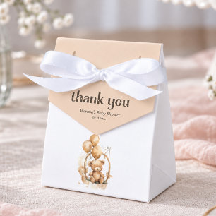 Teddy-Bär geschlechtsneutrale Babyparty-Geschenkbo Geschenkschachtel