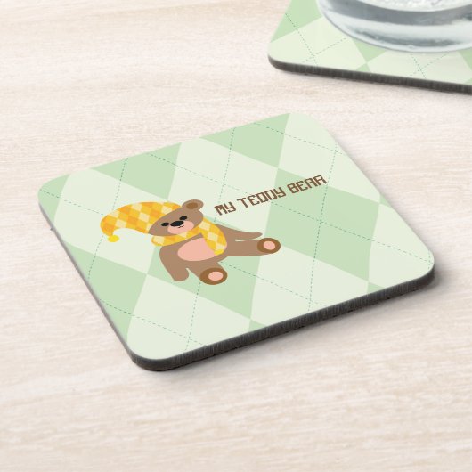 Teddy Bär Getränkeuntersetzer (Linke Seite)