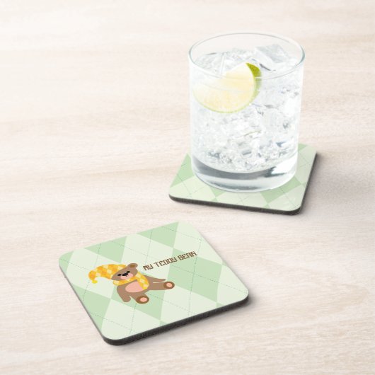 Teddy Bär Getränkeuntersetzer (Rechte Seite)