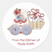 Teddy Bar Gift Stickers (Vorderseite)