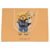 Teddy Bär Große Geschenktüte (Vorderseite)