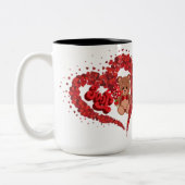 Teddy Bar Heart Tasse (Links)