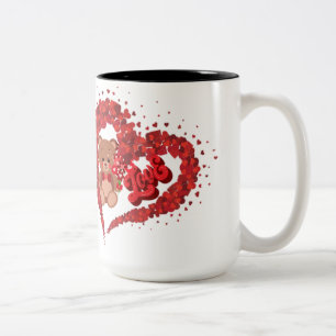 Teddy Bar Heart Tasse