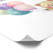 Teddy Bär - Hilfe für die Mama, die beschäftigt is Poster (Ecke)