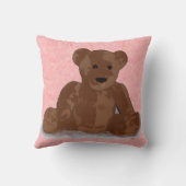 Teddy-Bär in Rosa Kissen (Rückseite)