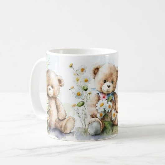 Teddy Bär Kaffeetasse (Vorderseite Links)