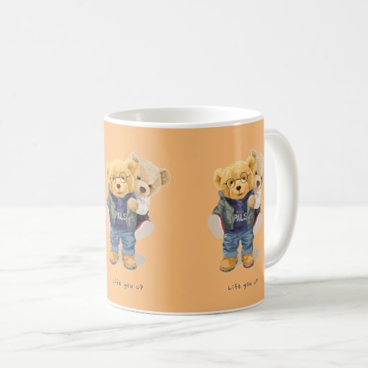 Teddy Bär Kaffeetasse (VorderseiteRechts)