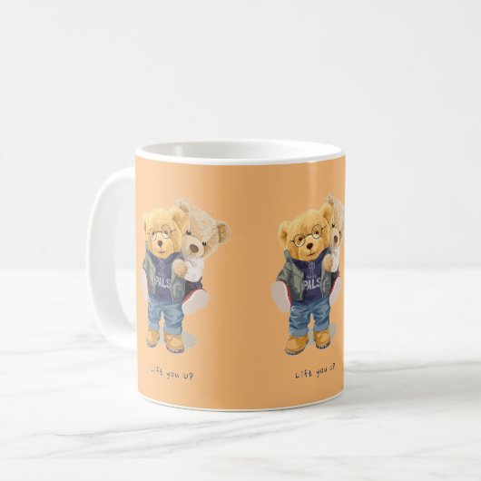 Teddy Bär Kaffeetasse (Vorderseite Links)