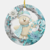 Teddy Bär Keramik Ornament (Hinten)
