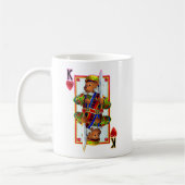 Teddy Bar King of Hearts Kaffeetasse (Links)