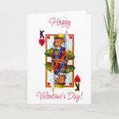 Teddy Bar King of Hearts Karte (Vorderseite)