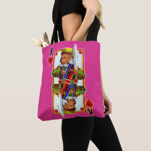Teddy Bar King of Hearts Tasche