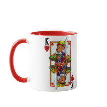 Teddy Bar King of Hearts