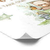 Teddy Bär können wir frühzeitig Baby Favoriten Zei Poster (Ecke)