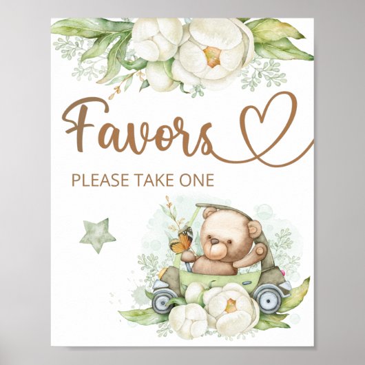 Teddy Bär können wir frühzeitig Baby Favoriten Zei Poster (Vorne)