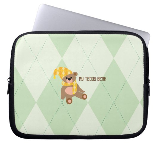 Teddy Bär Laptopschutzhülle (Vorderseite)