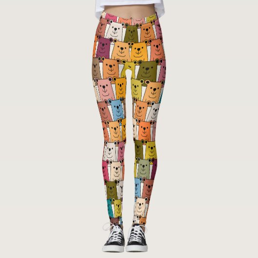 Teddy Bar Leggings (Vorderseite)