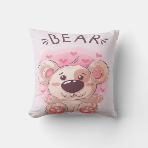 Teddy Bar Lovers Geschenk für Kinder Kissen