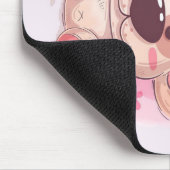 Teddy Bar Lovers | Geschenk für Kinder Mousepad (Ecke)