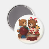 Teddy Bär Magnet (Vorderseite/Rückseite)