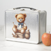 Teddy Bär Metall Brotdose (Beispiel)