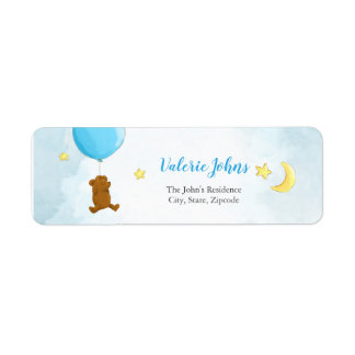 Teddy Bär mit Ballon Babydusche