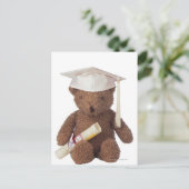 Teddy Bär mit Morast und mit Kreide Postkarte (Stehend Vorderseite)