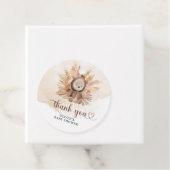 Teddy Bär mit Sweatshirt Pampas Baby Dusche Geschenkanhänger (Beispiel)