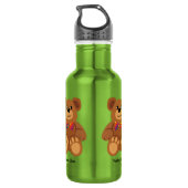 Teddy Bär Niedlich Kinder Wasserflasche mit Name (Rückseite)
