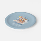 Teddy Bär Pappteller (Schrägansicht)