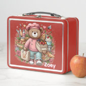 Teddy Bar personalize Metall Brotdose (Beispiel)