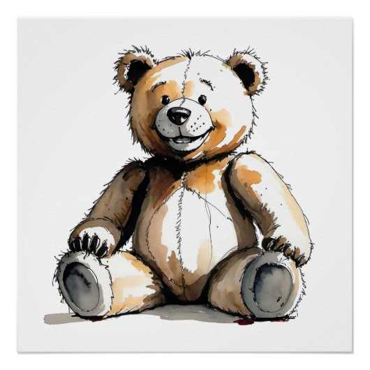 Teddy Bar Poster (Vorderseite)