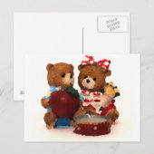 Teddy Bär Postkarte (Vorne/Hinten)
