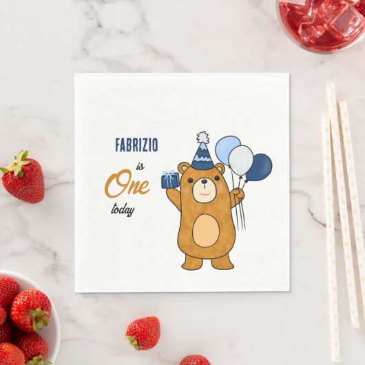Teddy Bär Serviette (Beispiel)