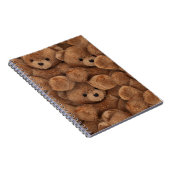 Teddy Bär Spiralnotebook Notizblock (Rechte Seite)