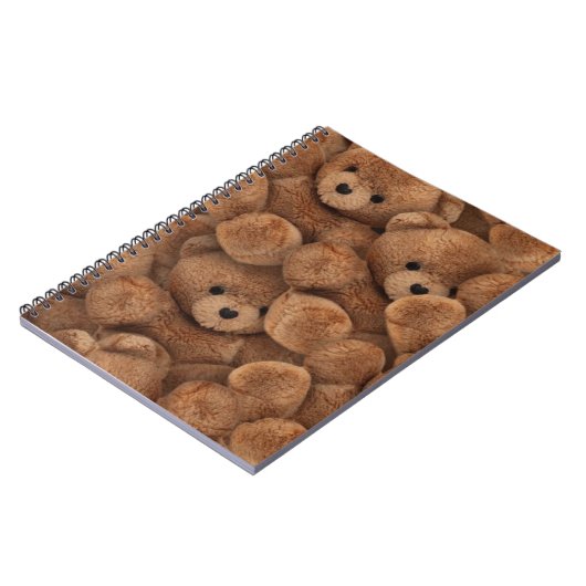 Teddy Bär Spiralnotebook Notizblock (Linke Seite)